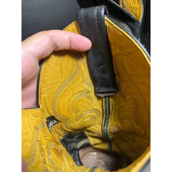 VINTAGE‎ NOCONA BROWN WESTERN COWBOY EMBROIDERED LEATHER BOOTS SIZE 6 C Womens - Picture 8 of 10